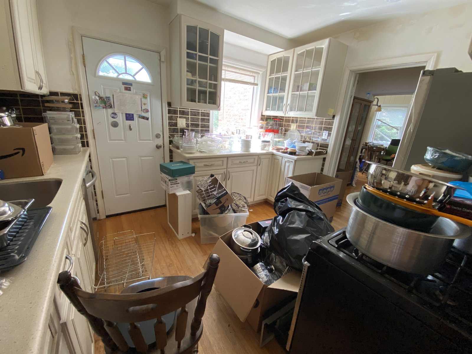 Cluttered Kitchen in Active Move-Out