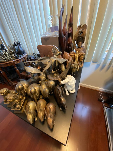 Large Collection of Animal Figurines and Sculptures